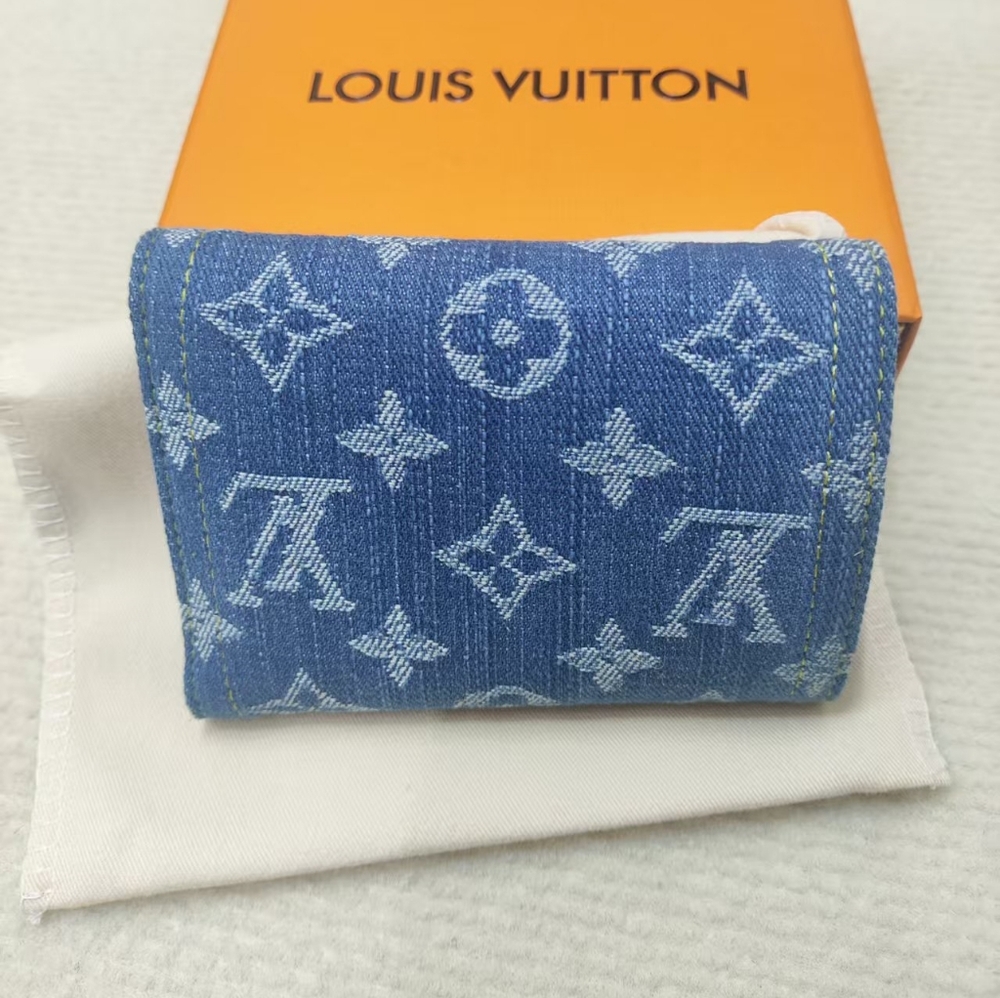 Louis Vuitton Monogram Denim Victorine Wallet - Picture 2 of 6